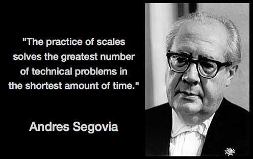 Segovia scale practice solves problems